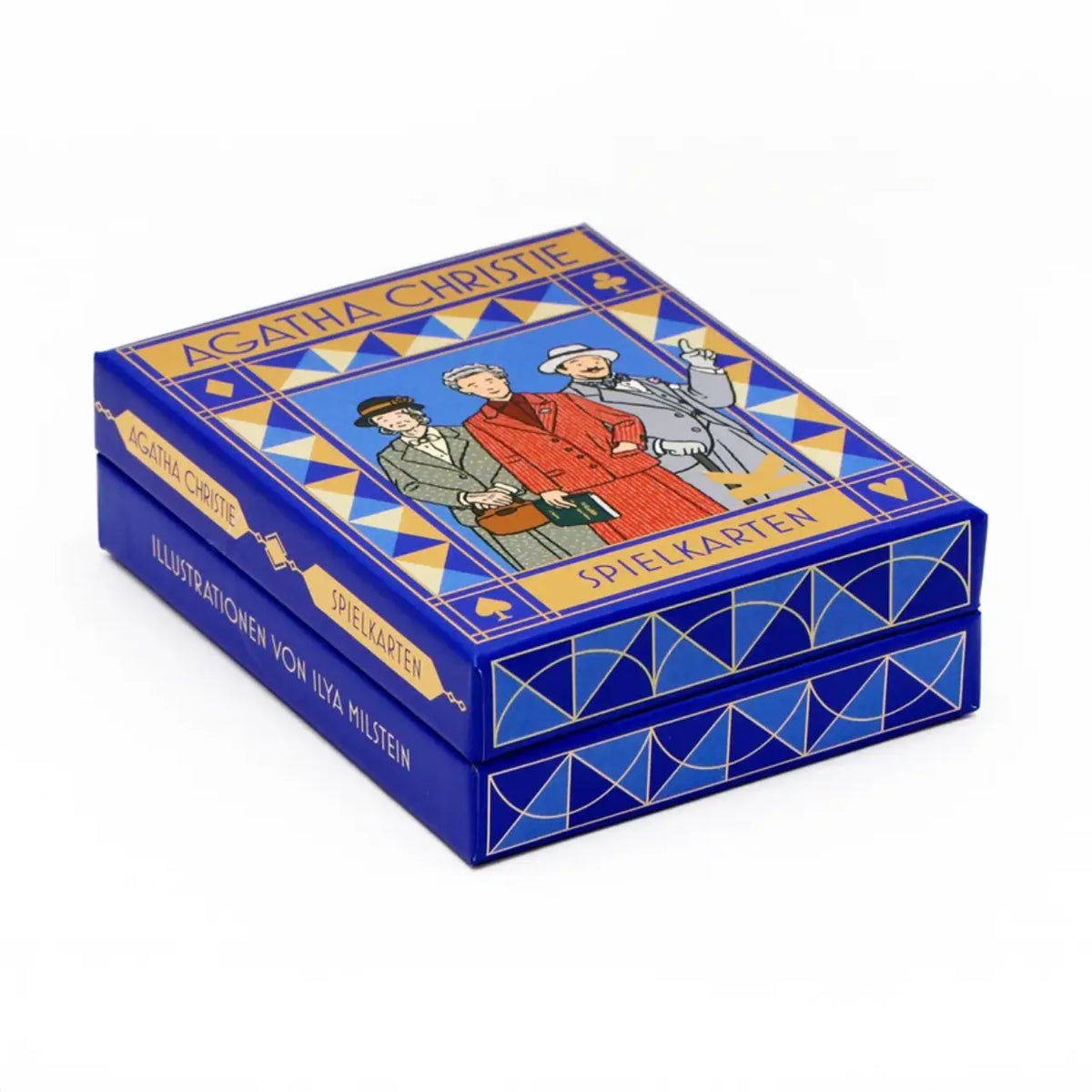 LAurence-KIing-verlag-Agatha-Christie-Spielkarten-The-familygift-Box-Verpackung-oben-seitlich