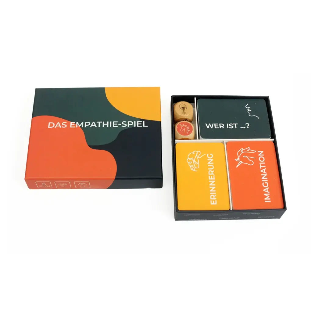 LAurence-King-Verlag-Das-Empathie-Spiel-Produktansicht-schachtel-boxcover-von-oben-geöffnet-mit-Inhalt2
