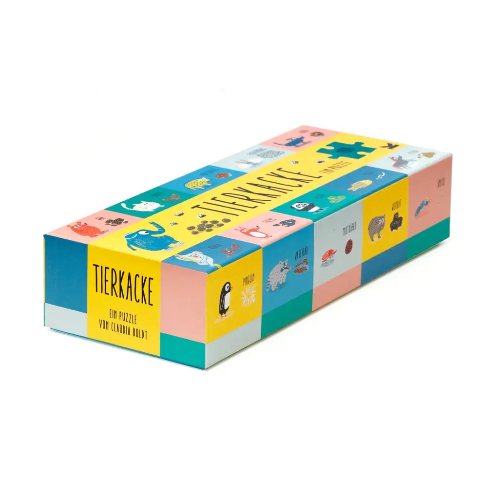 Puzzle für Kinder / Tierkacke / 100 Teile / ab 4 Jahren