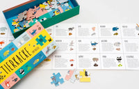 Puzzle für Kinder / Tierkacke / 100 Teile / ab 4 Jahren