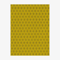 Lacquered-Yuzen-Papier-traditional-Hempflower-Yellow-Ausschnitt-2