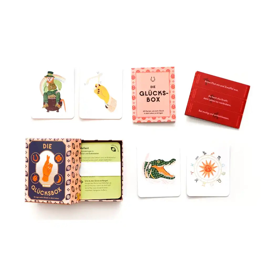 Laurence-King-Verlag-DieGluecksbox-Kartensoiel-Selbstfuersorge-Verpackung-Box-geöffnet+KArten2