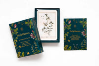 Laurence-King-Verlag-Heilpflanzen-50-botanische-Karten-Produktansicht-Box-geöffnet-mit-inhalt