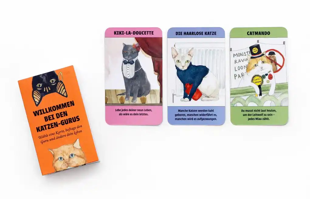 Katzen Gurus / Lebensweisheiten von weltberühmten Katzen / Mini