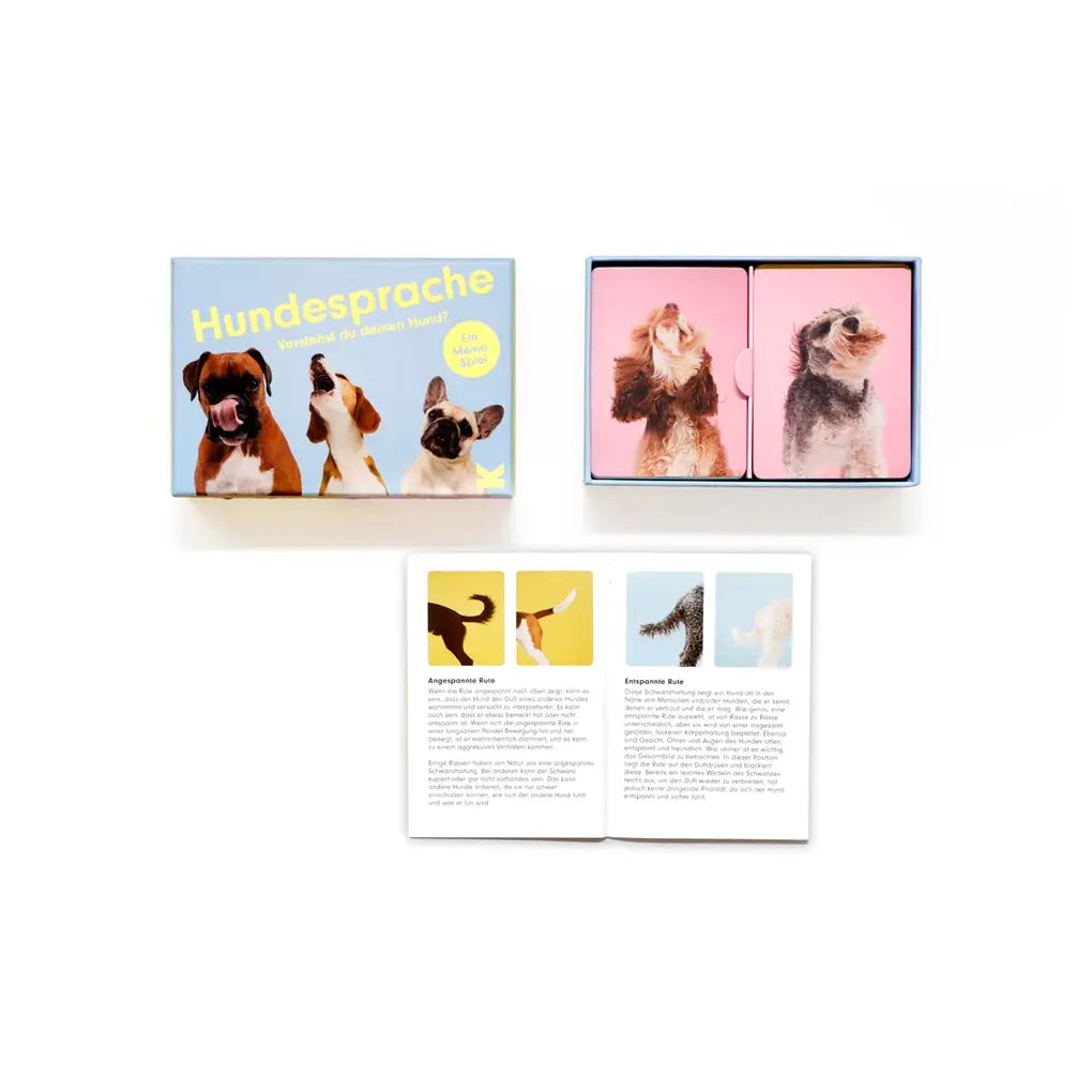 Memospiel-Laurence-king-verlag-Memo-Spiel_-Hundesprache_-Verstehst-du-deinen-Hund-ab-6Jahren-verpackung-und-Inhalt2