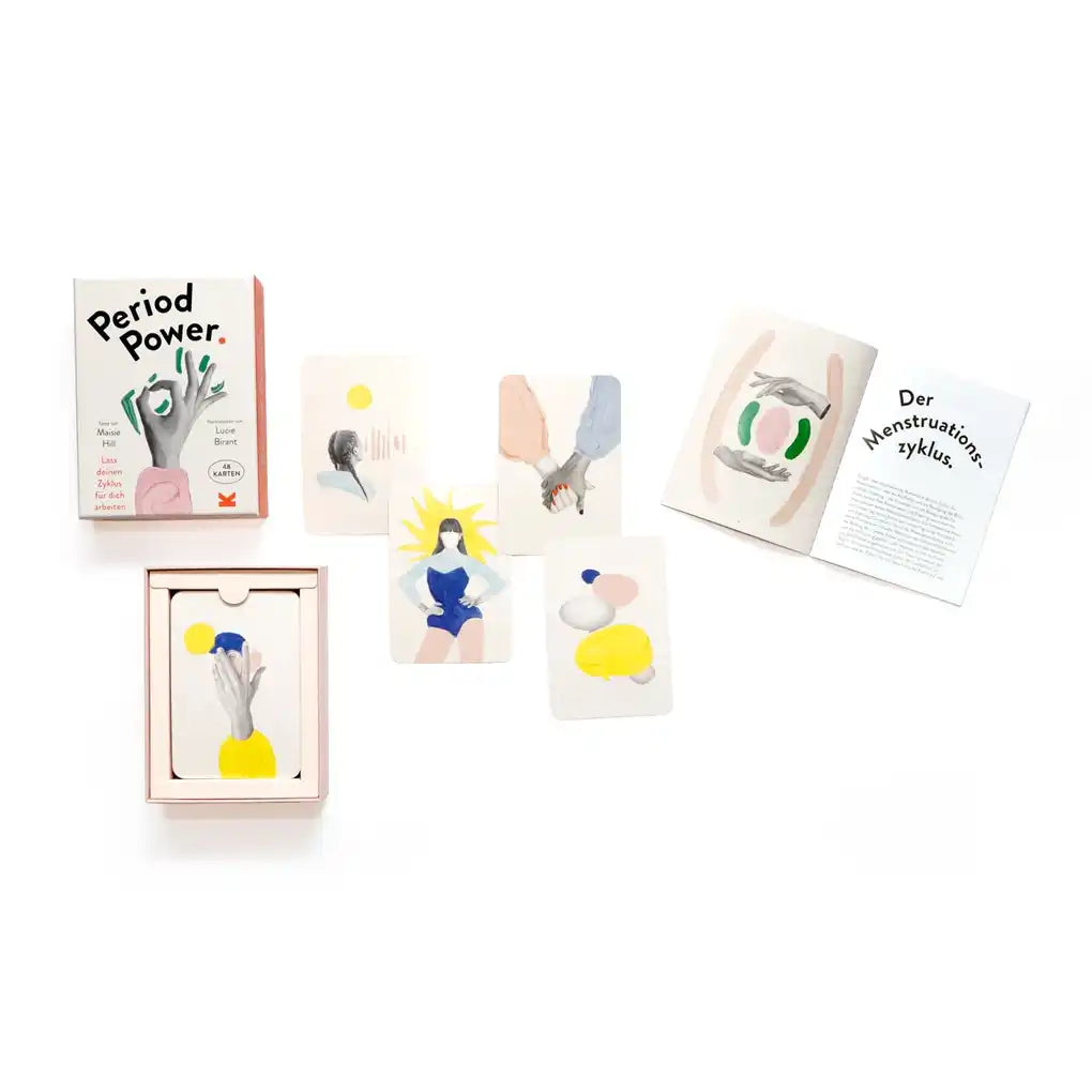 Laurence-King-Verlag-Period-Power-Kartenspiel-selbstfuersorge-Produktasnicht-Inhalt-KArten3+Box+Anleitung