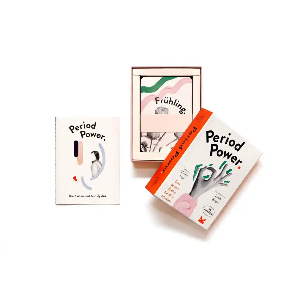 Laurence-King-Verlag-Period-Power-Kartenspiel-selbstfuersorge-Produktasnicht-Verpackung-Box-offen+inhalt