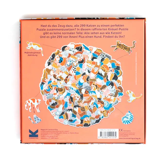 Laurence-King-Verlag-Puzzle-299Katzen_und1Hund_Verpackung-box-cover-unten