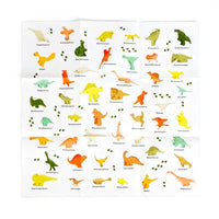 Puzzle für Kinder / 49 Dinos und 1 Asteroid / Ein Dinoknäuel-Puzzle / 50 Teile / ab 6Jahren