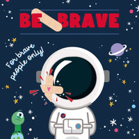 30 Bedruckte Pflaster / Be Brave / space
