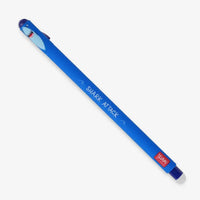 Legami-Loeschbarer-_Gelstift_-_Erasable_-shark-Tintenfarbe-blau-Produktansicht-ganzer-Stift