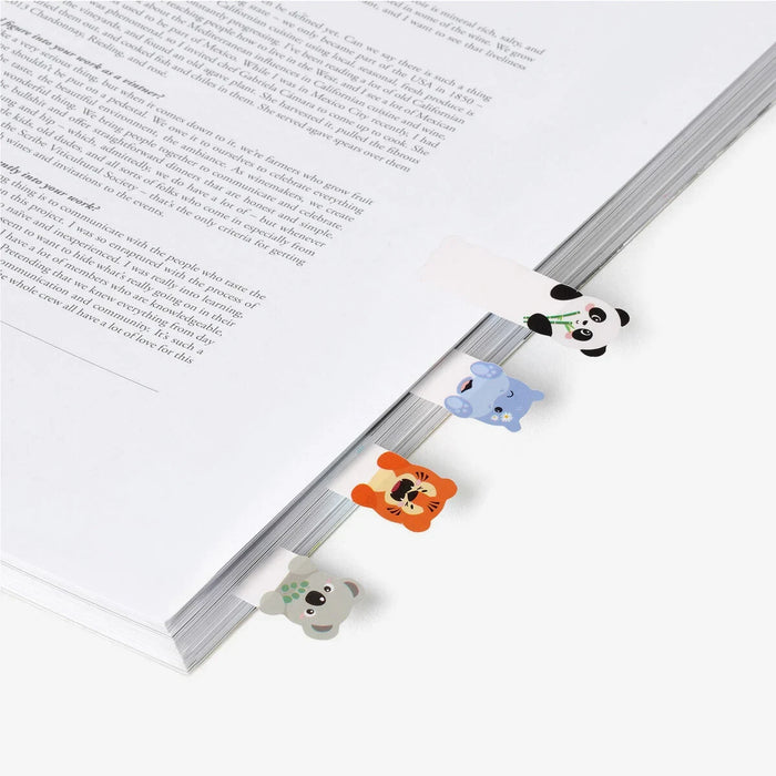 Legami-Pagemarker-cute-Animals-80 -pagemarker-produktansicht-im Beispiel