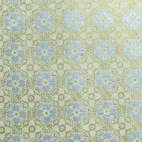 Lokta-Papier-Bogen-Motiv-Azulejos-Farbe-74-silber-gold-Ausschnitt