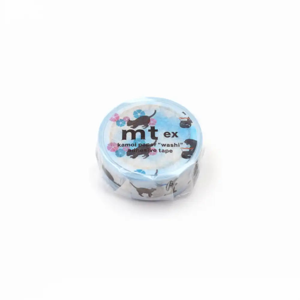 MAsking-Tapes-MT-EX-Washi-Tape-summer-Cat-.Klebeband-in-der-Verpackung