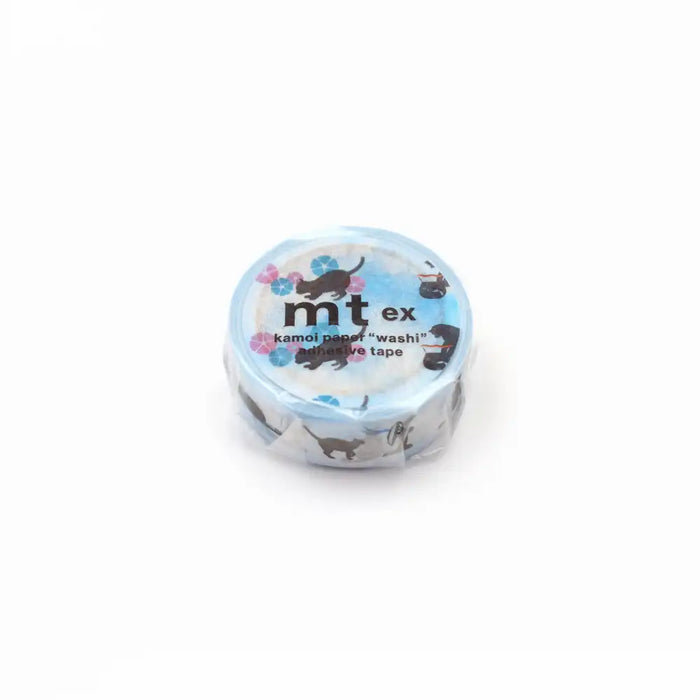 MAsking-Tapes-MT-EX-Washi-Tape-summer-Cat-.Klebeband-in-der-Verpackung