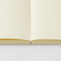 MD-Notebook-Notizbuch-A6-176-Seiten-blank-minimalistisch-Fadenheftung-MD-Paper-Aufgeschlagen-zoomansicht-Heftung