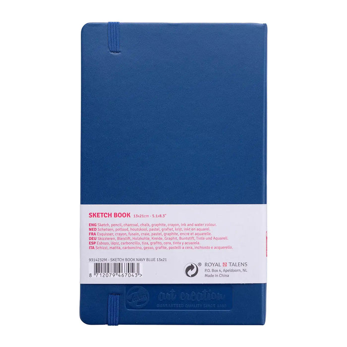 Talens Art Creation | Skizzenbuch | Blanko H21xB13cm | 140g | 80Blatt | Navy Blue