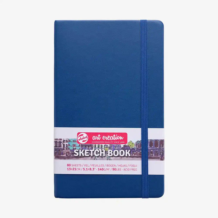 Talens Art Creation | Skizzenbuch | Blanko H21xB13cm | 140g | 80Blatt | Navy Blue