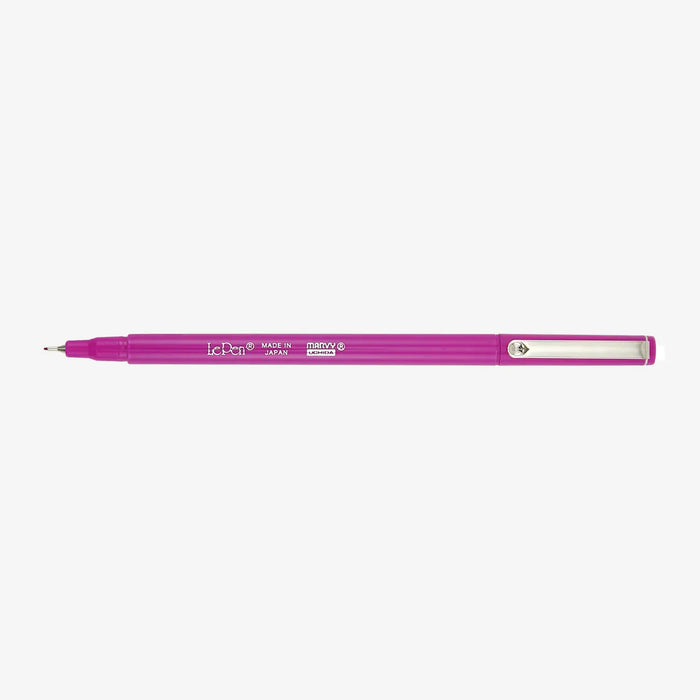 Marvi-Uchida-Le-Pen-Fineliner-water-based-no20-Magenta-Stift-mit-Kappe-aufgesetzt-hinten