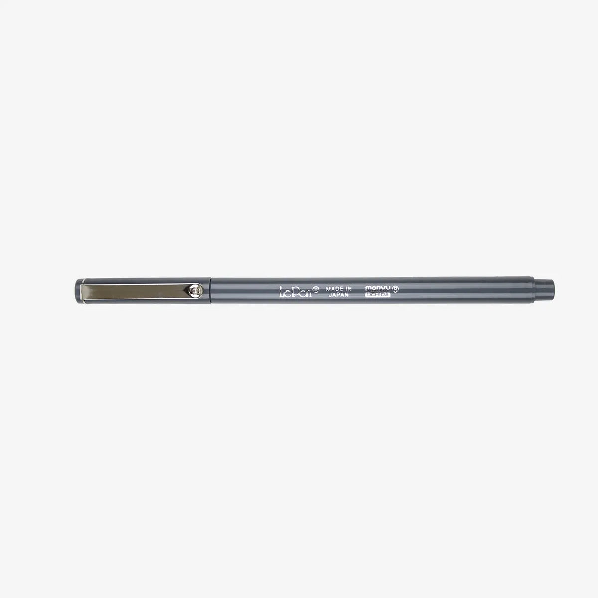 Marvi-Uchida-Le-Pen-Fineliner-water-based-no21-Dark-grey-Stift-mit-Kappe