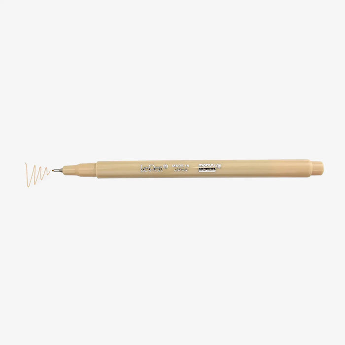Marvi-Uchida-Le-Pen-Fineliner-water-based-no24-beige-Stift-ohne-Kappe-mit-Strich