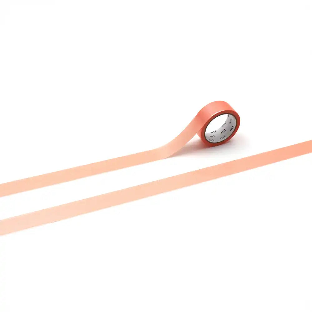 Masking-Tape-1P-Orange-Silky-Klebeband-abgerollt