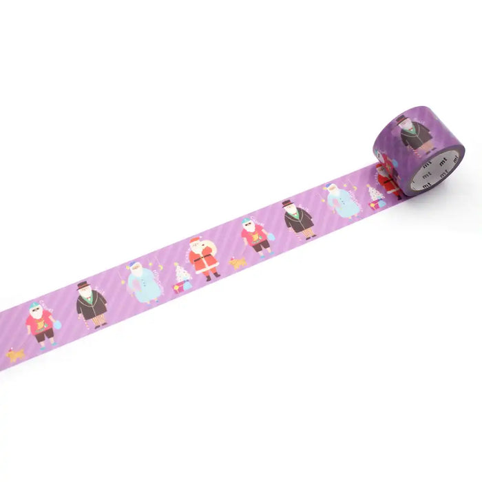 Masking-Tape-Christmas-dress-up-santa-Klebeband-aufgerollt