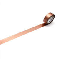 Masking-Tape-MT-01P-Washi-Tape-bronze-high-brightness-Klebeband-abgerollt
