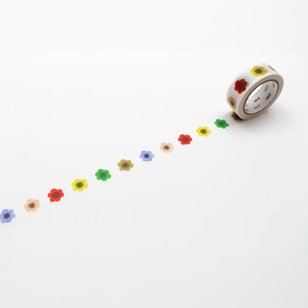 Masking-Tape-MT-Artist-Washi-Tape-HANA-head-Klebeband-abgerollt