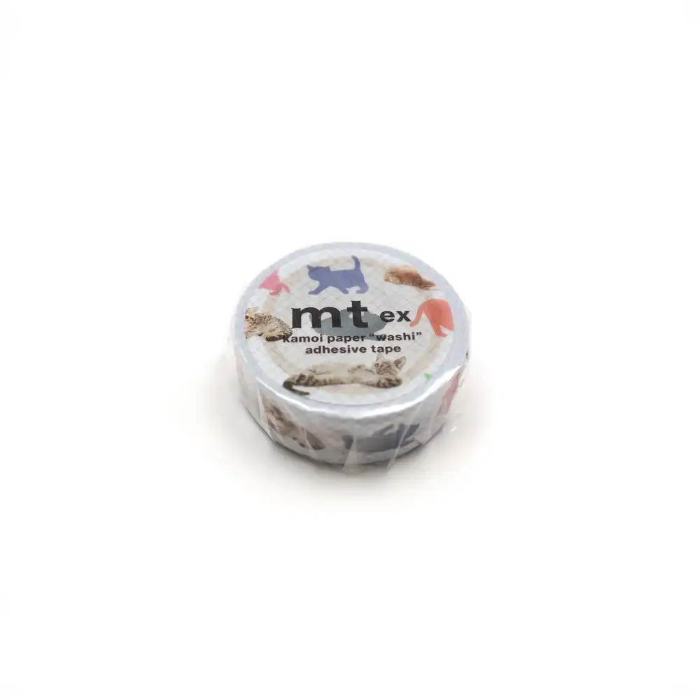 Masking-Tape-MT-EX-Washi-Tape-kitten-Klebeband-in-der-Verpackung