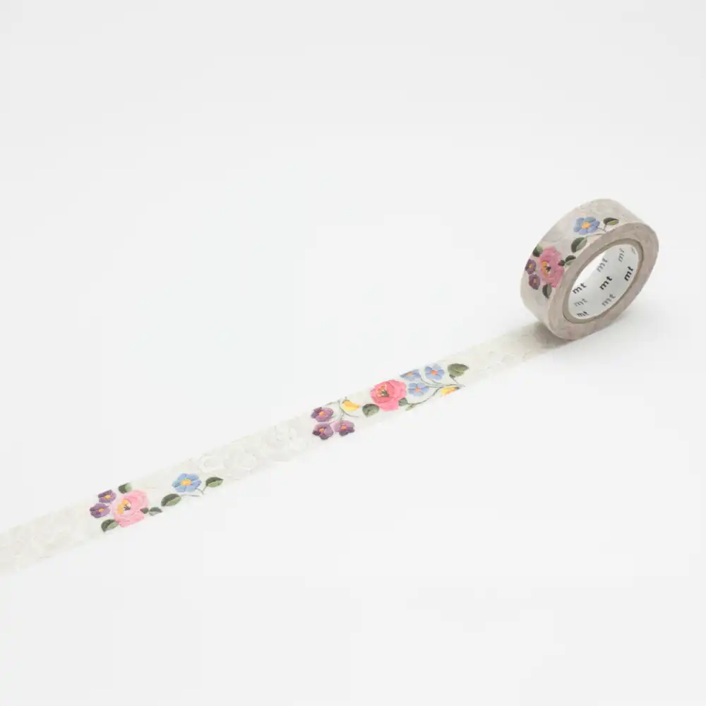 Masking-Tape-MT-EX-Washi-Tape-lace-kalocsa-Klebeband-abgerollt