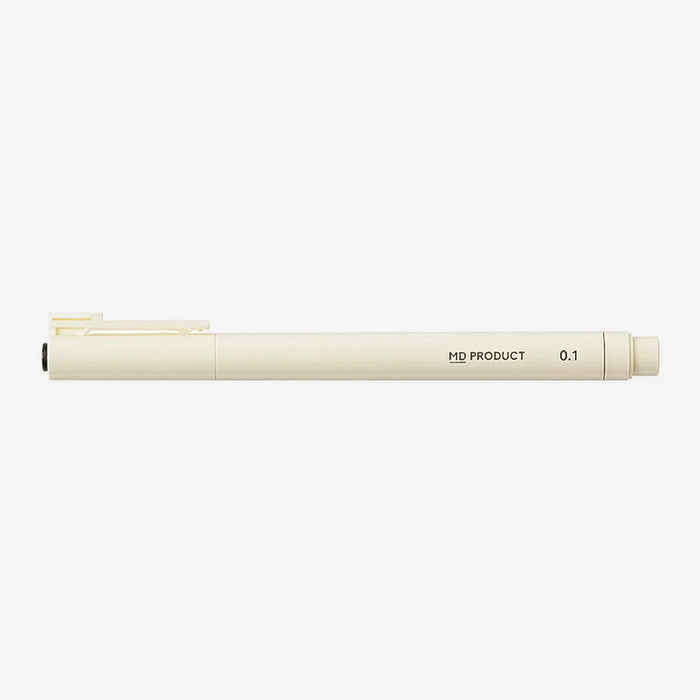 Midori-MD-Drawing-Pen-Fineliner-01mm-schwarz-wasserfest-Stift