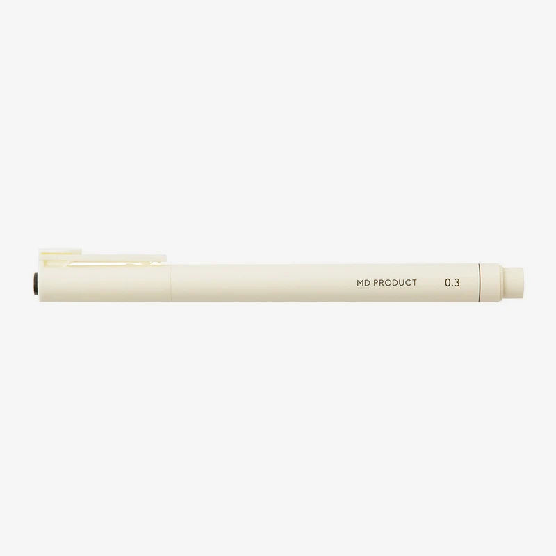 Midori-MD-Drawing-Pen-Fineliner-03mm-schwarz-wasserfest-Stift