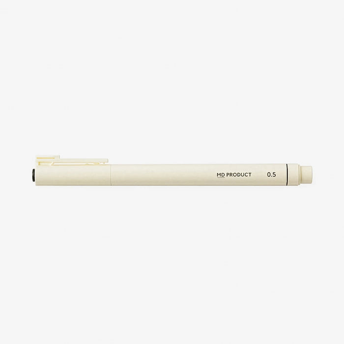 Midori-MD-Drawing-Pen-Fineliner-05mm-schwarz-wasserfest-Stift