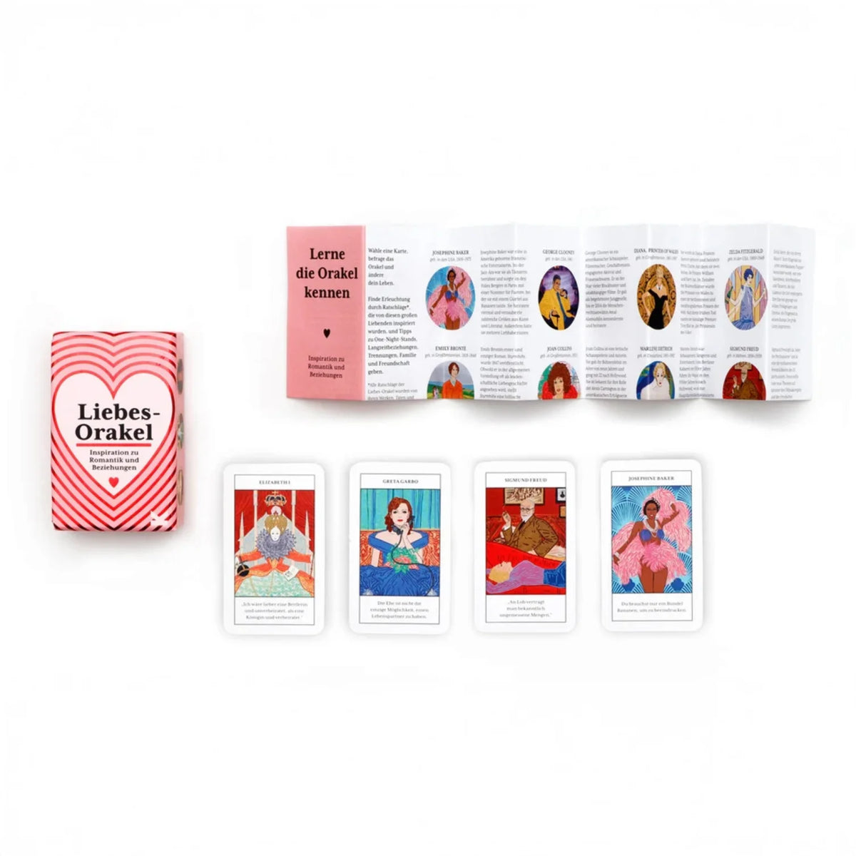Minispiel-Liebesorakel-Affirmationskarten-Verpackung-Box-geoeffnet-mit-KArten-und-Anleitung-2