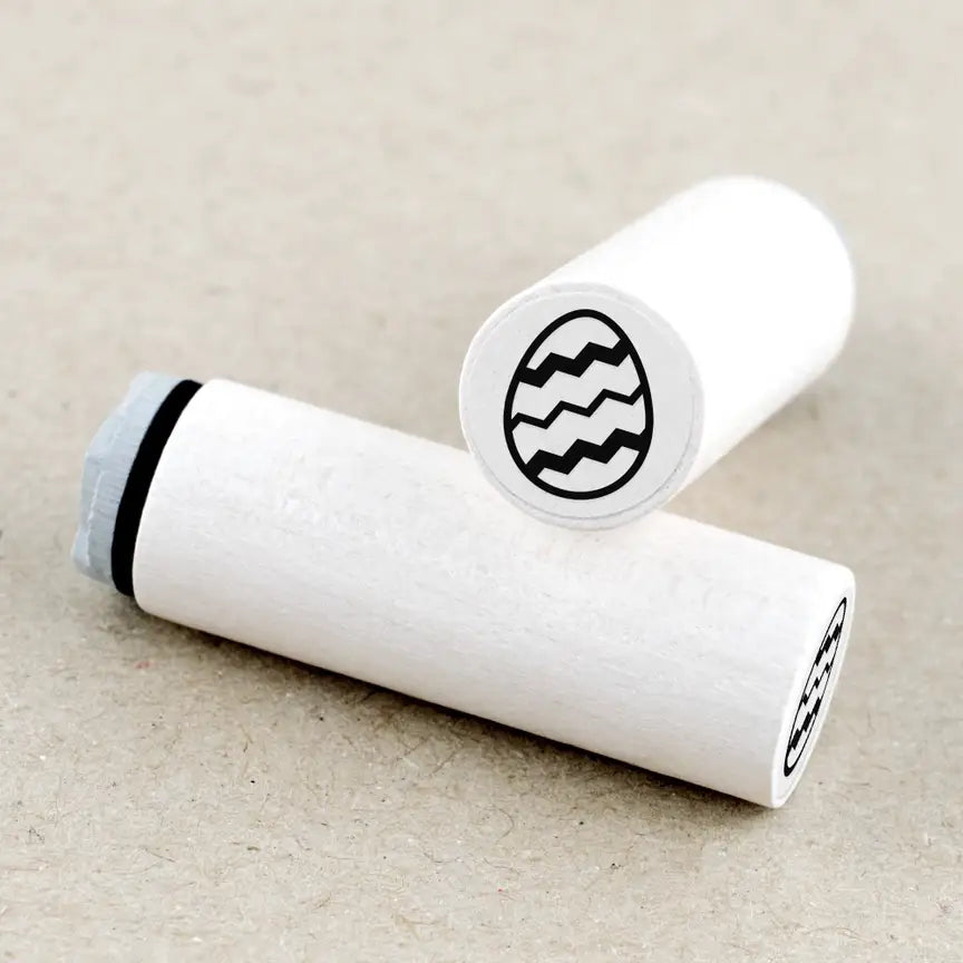 Ministempel Osterei Zick Zack
