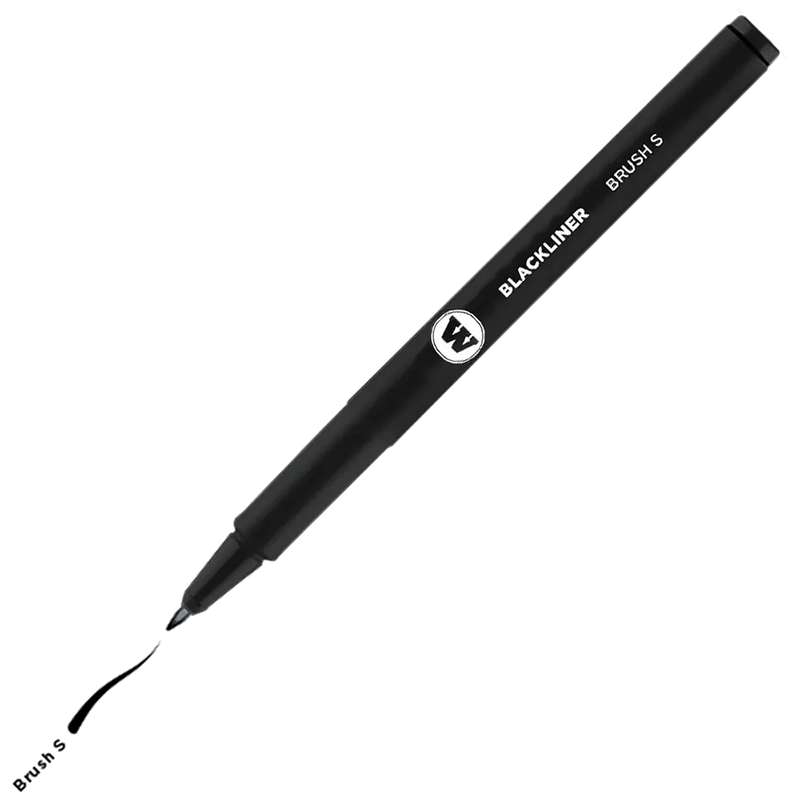 Blackliner / dokumentenecht / wasserfest / permanent / brush S