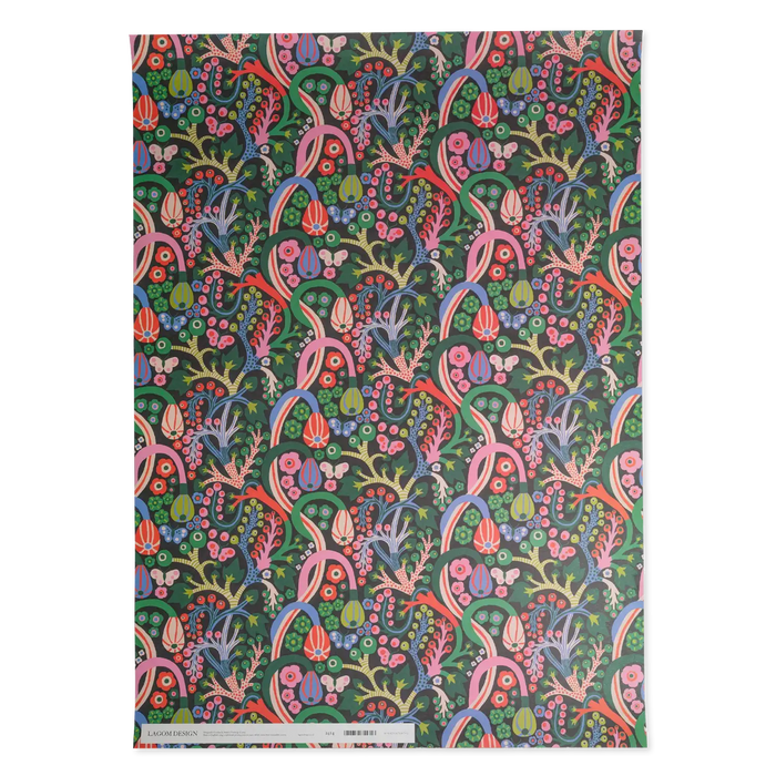 Geschenkpapier | Monika Forsberg | Paradise Forest Floral Vine Gift Wrap