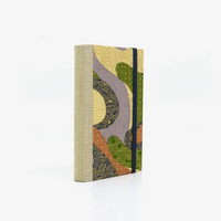 Notizbuch-blanko-9x14cm-224seiten-cover-mit-chiyogami-Motiv-Colourshapes-with-golden-Pattern-seitlich-hinten