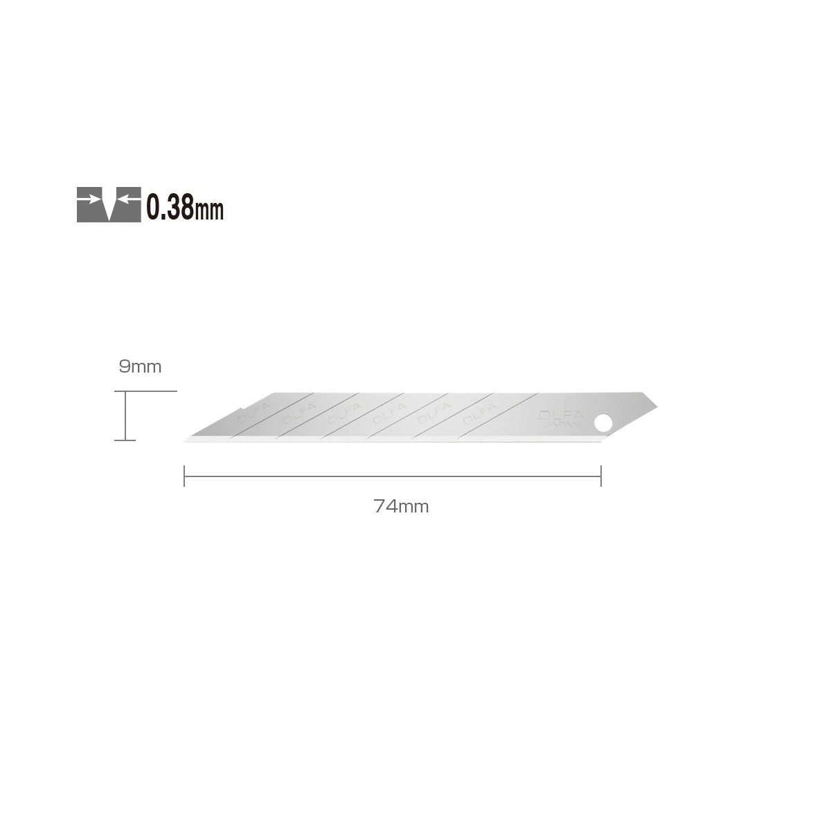 Olfa / Ersatzklingen 10Stk / SAB-10