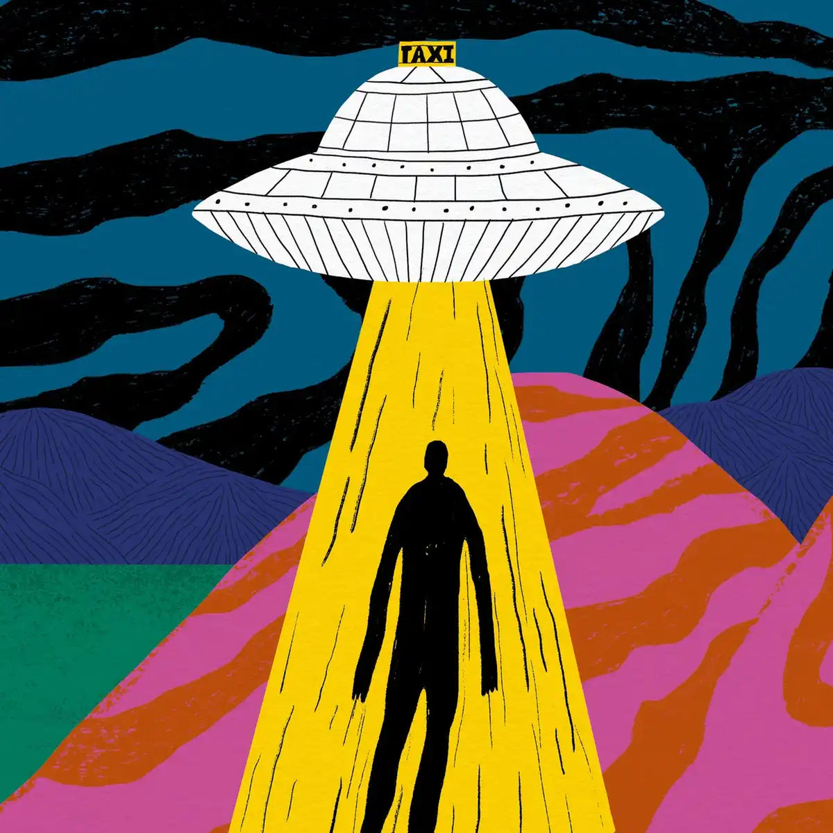 Poster / 30x40cm / Weltraumtaxi
