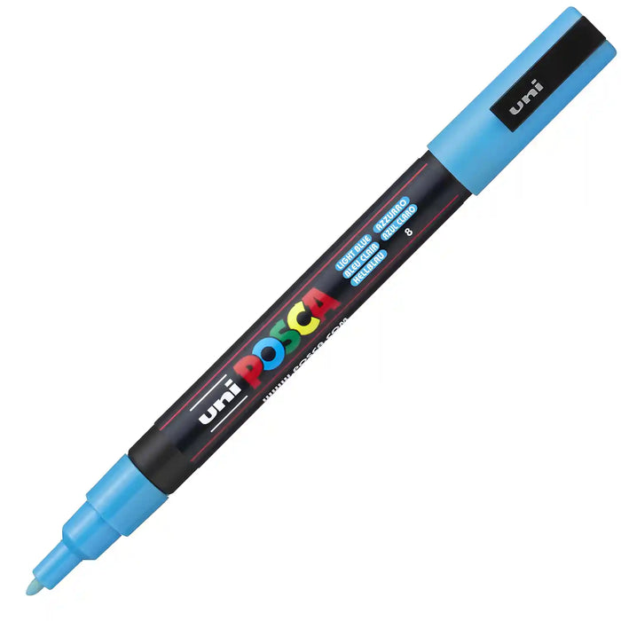 POSCA / PC-3M / hellblau / Acrylmarker / UNI