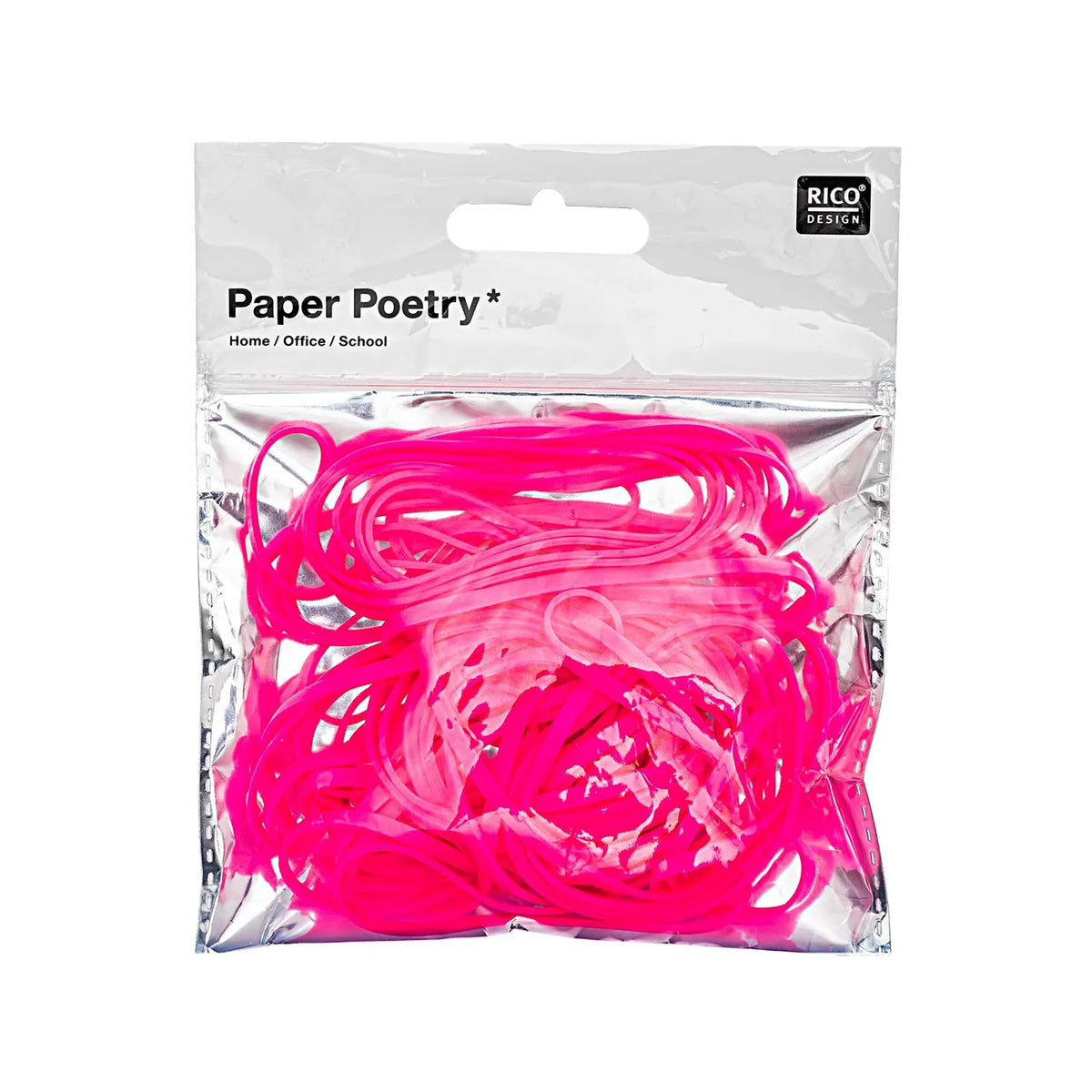 Paper Poetry | Gummibänder | neonpink | 45g