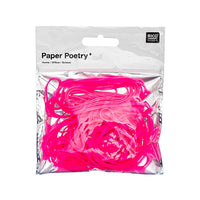 Paper Poetry | Gummibänder | neonpink | 45g