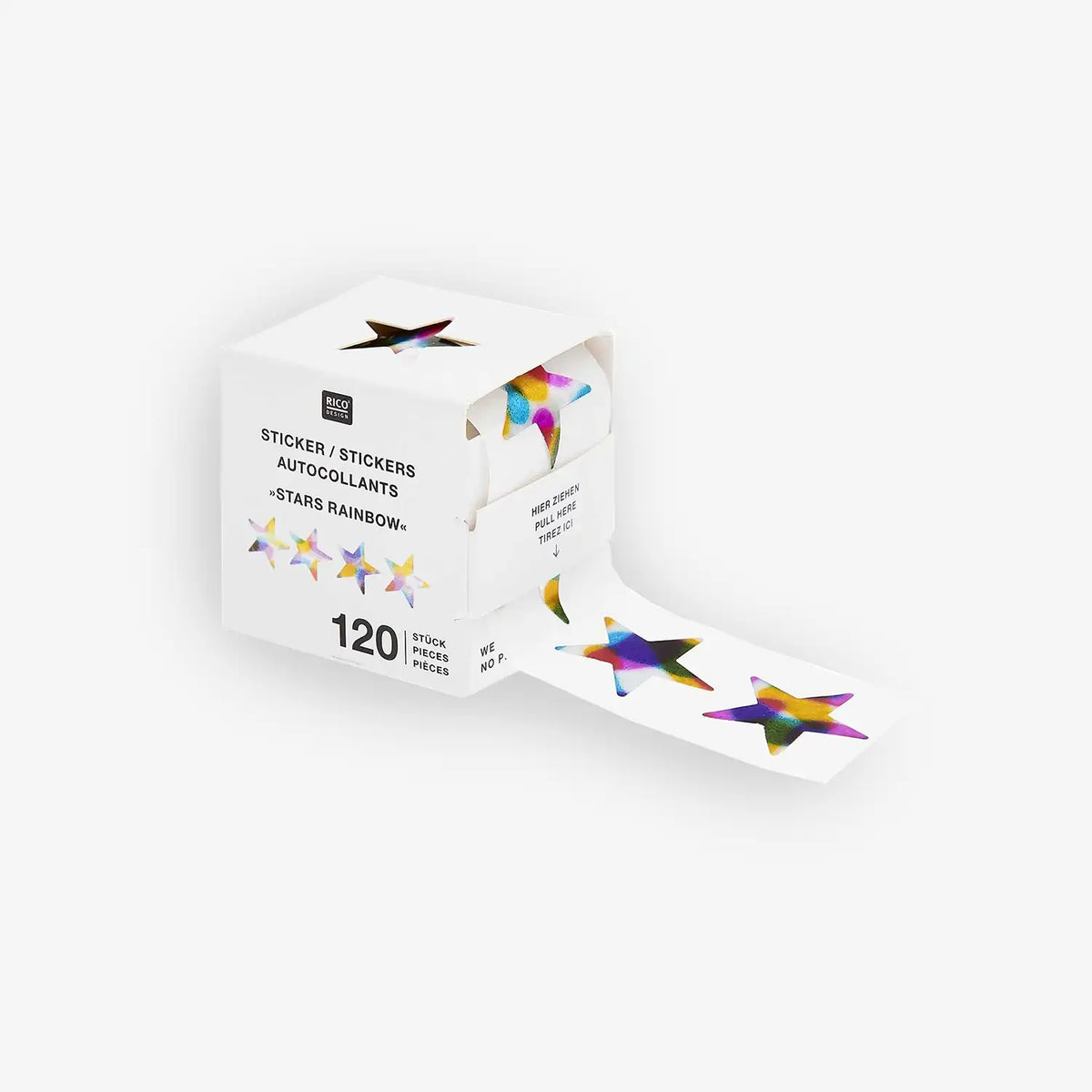 Paper-Poetry-Mini--Sticker-Sterne-Rainbow-auf-der-Rolle-120-Sticker-Produktansicht