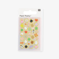 Paper Poetry | Mini-Foliensticker | Chingu | 6x10cm | 3 Bögen