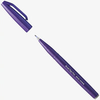 Pentel-Sign-Pen-Brush-Violet-SES15C-V-Stift-offen-mit-kappe