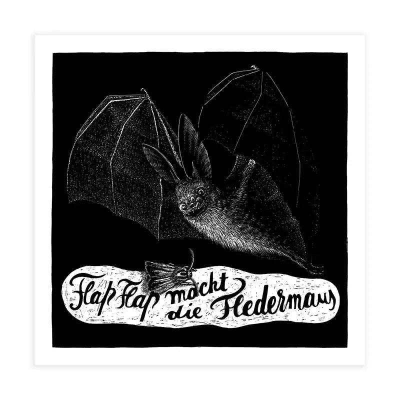 Phillip-Janta-Tierbilder-Prints-23x23cm-Fledermaus