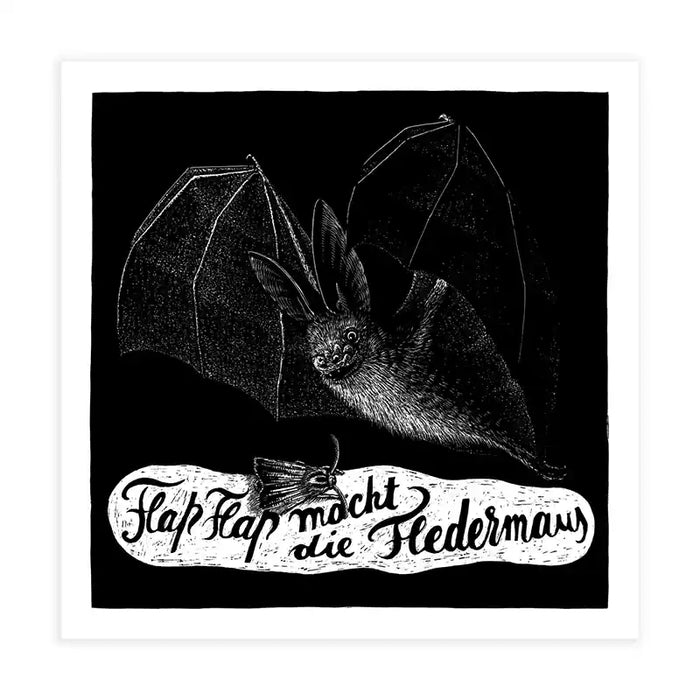 Phillip-Janta-Tierbilder-Prints-23x23cm-Fledermaus