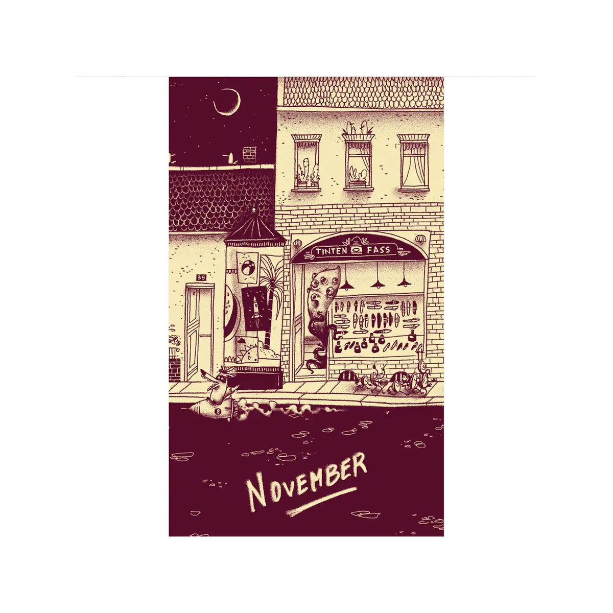 Die-Strasse-runter-Postkartenkalender-_Format-A6-13Postkarte-Cover-vorn-1-november